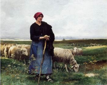 unknow artist Sheepherder and Sheep 199
